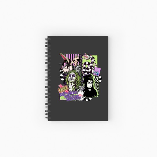 Discover Beetlejuice, Never trust the living Spiral Notebooks   Ruled Line, Beetlejuice 1988 Movie Spiral Notebooks   Ruled Line