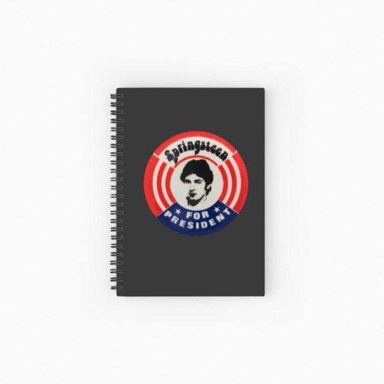 Discover Bruce Springsteen Spiral Notebook - Springsteen for President