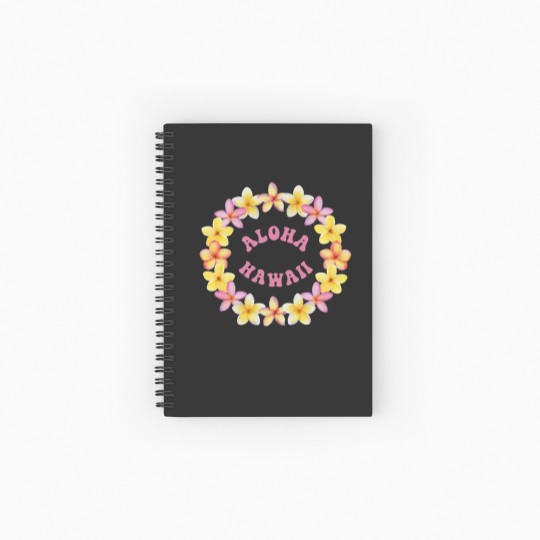 Discover Plumeria Lei Spiral Notebooks