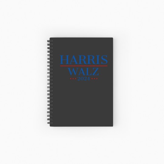 Discover Harris Walz Spiral Notebooks Ruled Line 2024