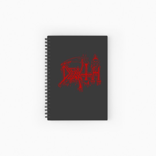 Discover Death Band Spiral Notebooks   Ruled Line