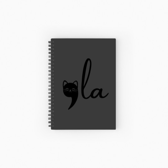 Discover Comma La Cat Lady Kamala Harris Spiral Notebooks   Ruled Line