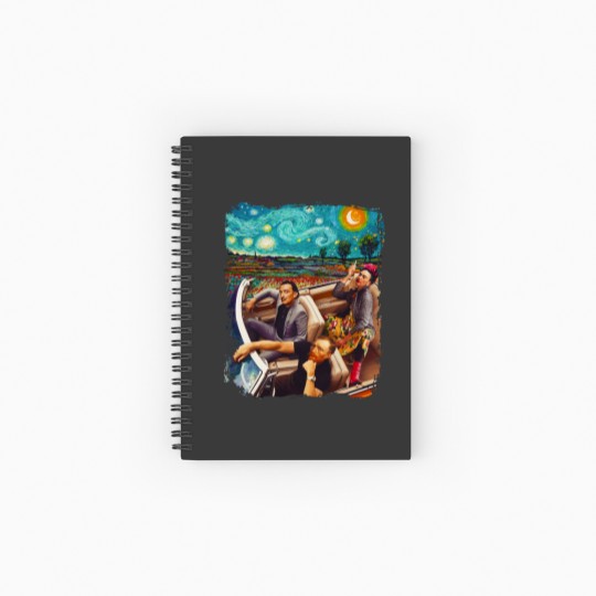Discover Vincent-Van-Gogh-Frida-Salvador-Dali-Banksy-car Spiral Notebooks   Ruled Line