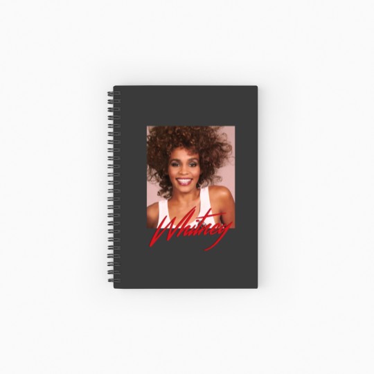 Discover Whitney Houston Ruled Spiral Notebooks