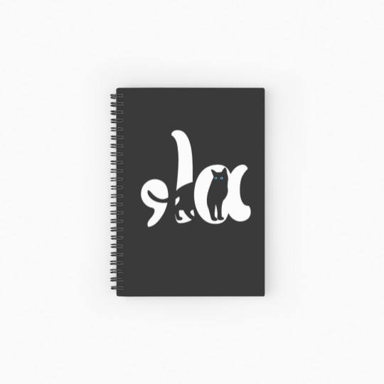 Discover Comma La Cat Vote Kamala Harris For President 2024 Election Spiral Notebooks   Ruled Line