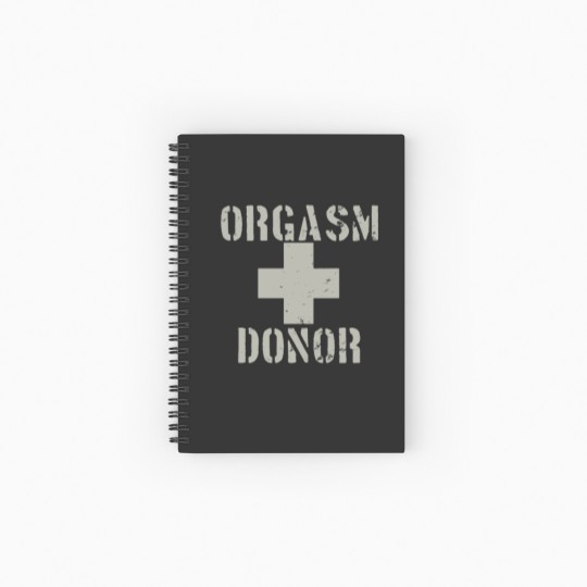 Discover Steve Stifler Orgasm Donor Spiral Notebooks   Ruled Line