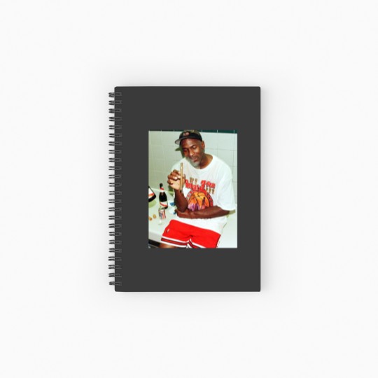 Discover Michael Jordan // Michael Jordan legend - Michael Jordan - Spiral Notebooks   Ruled Line