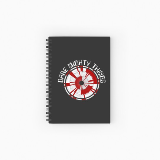 Discover Dare Mighty Things Spiral Notebooks   Ruled Line