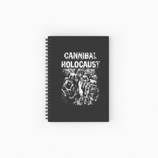 Discover Shop Men_s Cannibal Holocaust White Stake Vintage Spiral Notebooks   Ruled Line NO NUNS Vampire Spiral Notebooks   Ruled Line
