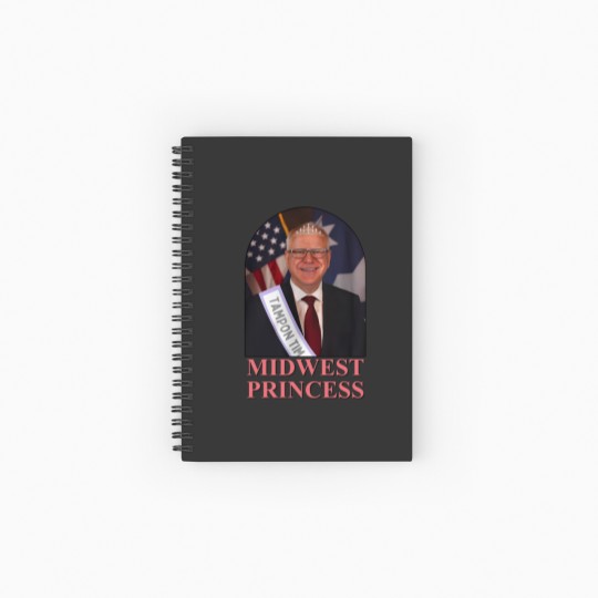 Discover Midwest Princes Tampon Tim Walz Spiral Notebooks   Ruled Line, Chappel Roan Spiral Notebooks   Ruled Line