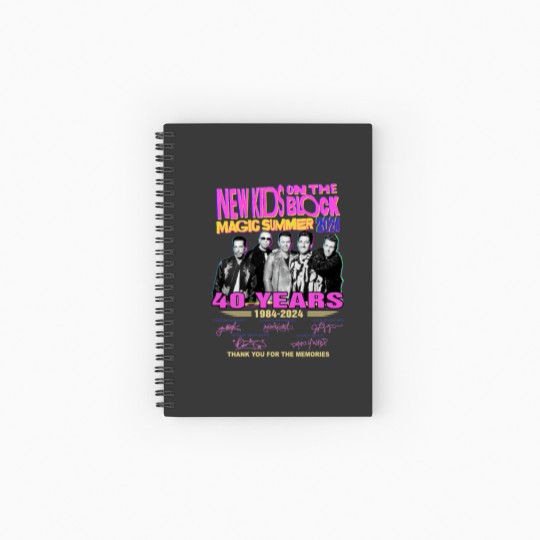 Discover NKids On The Block Tour 2024 Spiral Notebooks   Ruled Line