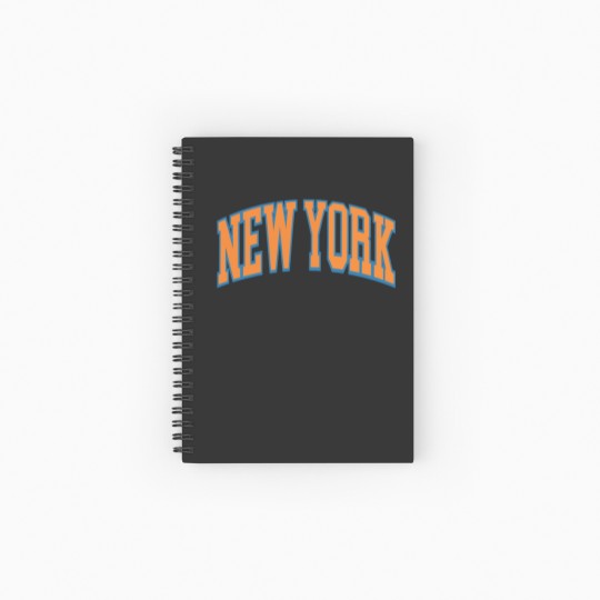 Discover Vintage New York Basketball Cropped Spiral Notebooks   Ruled Line Knicks Spiral Notebooks   Ruled Line