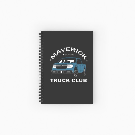 Discover Maverick Truck Club - Area 51 Spiral Notebooks   Ruled Line