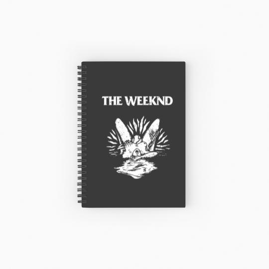 Discover Weeknds Style 3, Dead Head Weeknds Albums Unisex 2022 Spiral Notebooks   Ruled Line