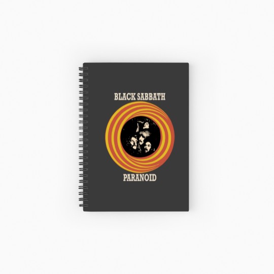 Discover Black Sabbath Vintage Band Spiral Notebooks   Ruled Line