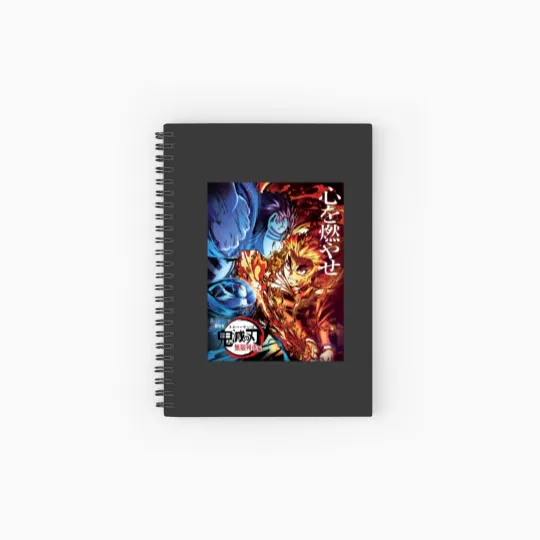 Discover Kyojuro Kyo Rengokoo vs Akaza Spiral Notebooks   Ruled Line