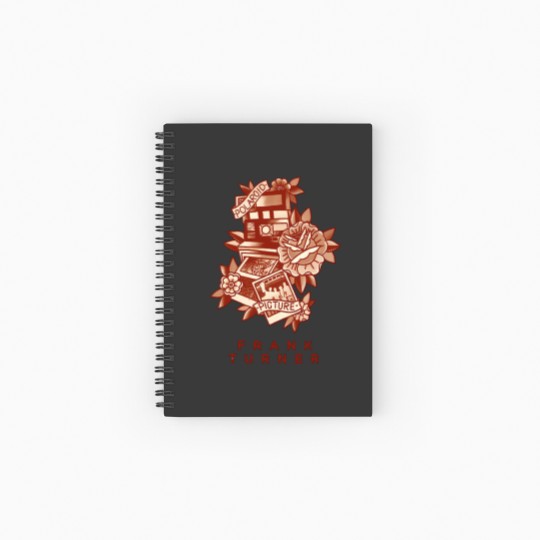 Discover Frank Turner Spiral Notebooks   Ruled Line