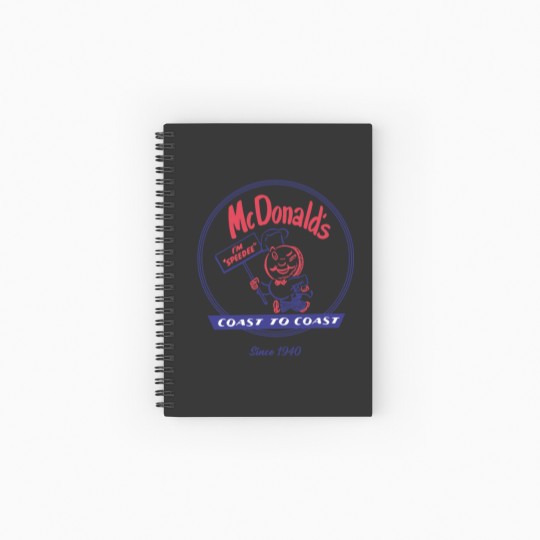 Discover McDonald vintage speedee coast to coast Spiral Notebooks   Ruled Line