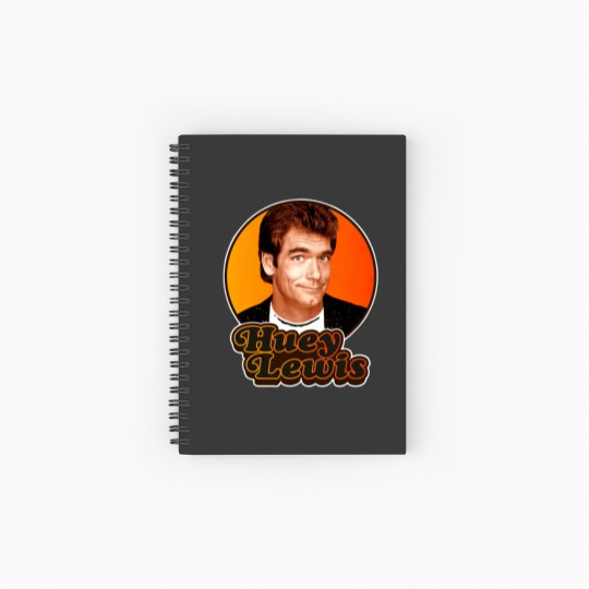 Discover Huey Lewis And The News Tribute Unisex Vintage Spiral Notebooks   Ruled Line