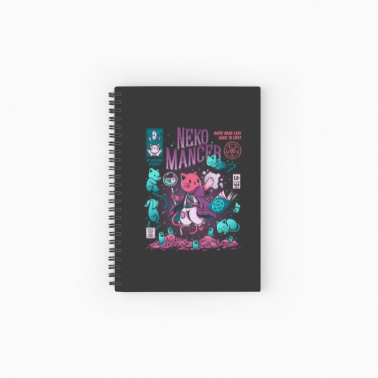 Discover Nekomancer Spiral Notebooks   Ruled Line