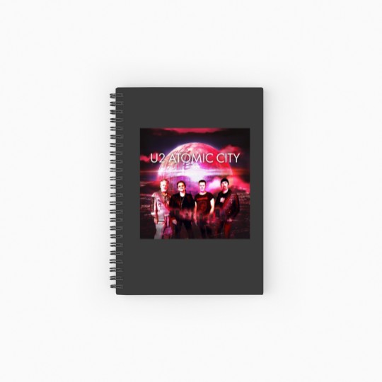 Discover U2 Atomic City Spiral Notebooks   Ruled Line, Las Vegas U2 Ultraviolet Sphere 2023