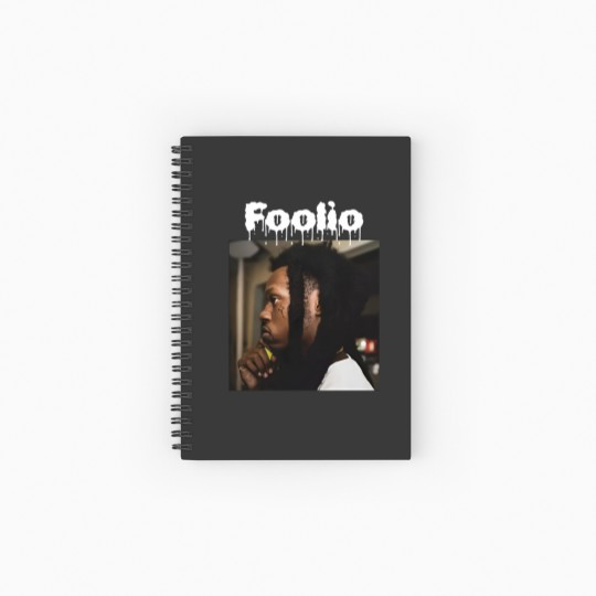 Discover Foolio rapper memory Spiral Notebooks   Ruled Line