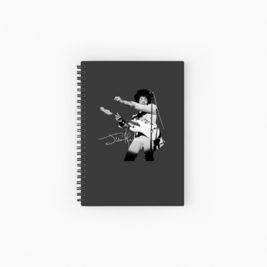 Discover Jimi Hendrix Music Spiral Notebooks   Ruled Line
