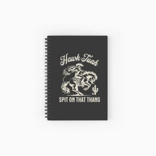 Discover Hawk Tuah Funny Spiral Notebooks - Ruled Lines with Country Themes