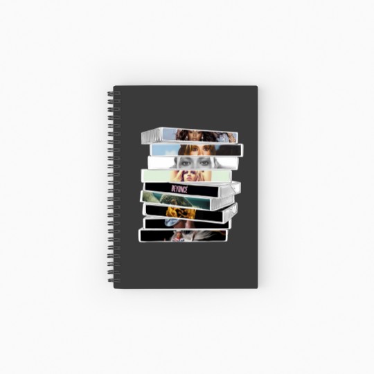 Discover Beyonce Albums Graphic Spiral Notebooks