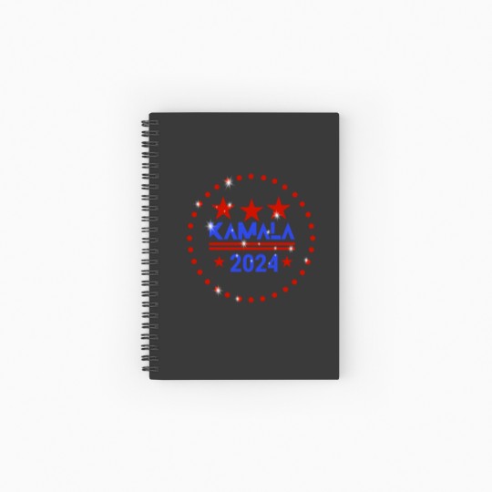 Discover Kamala Harris Rhinestone Spiral Notebook 2024