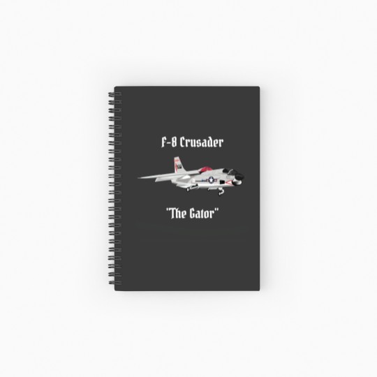 Discover Vought F-8 Crusader Spiral Notebooks   Ruled Line