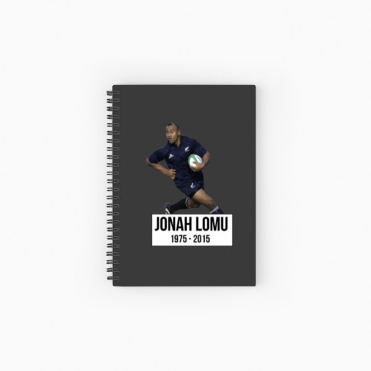 Discover Jonah Lomu Spiral Notebooks   Ruled Line