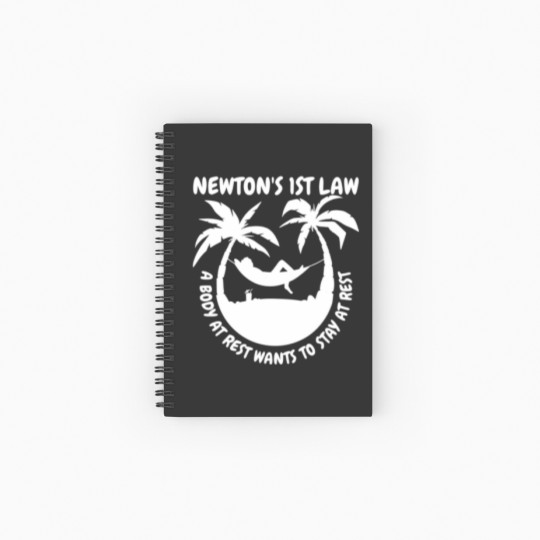 Discover Newtons 1St Law A Body At Rest Wants To Stay At Re Spiral Notebooks   Ruled Line