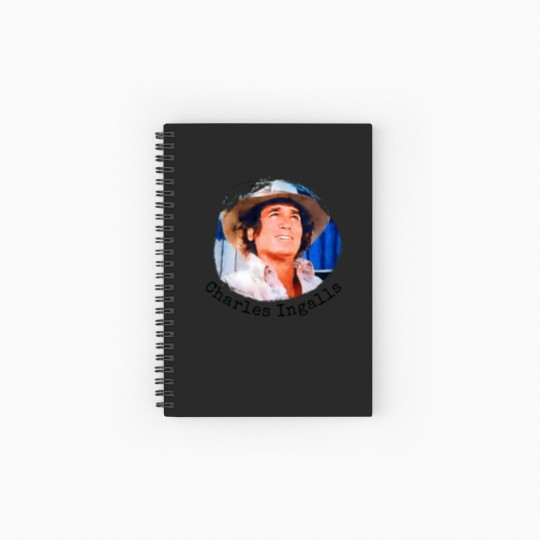 Discover Charles Ingalls Spiral Notebooks   Ruled Line