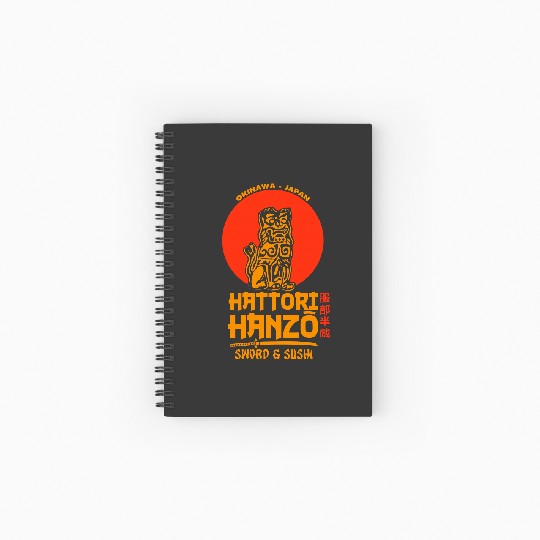Discover Cult Movie Kill Bill Hattori Hanzo - Unisex Fashion Spiral Notebooks   Ruled Line