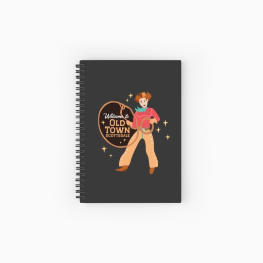 Discover Old Town in Scottsdale AZ Spiral Notebooks   Ruled Line