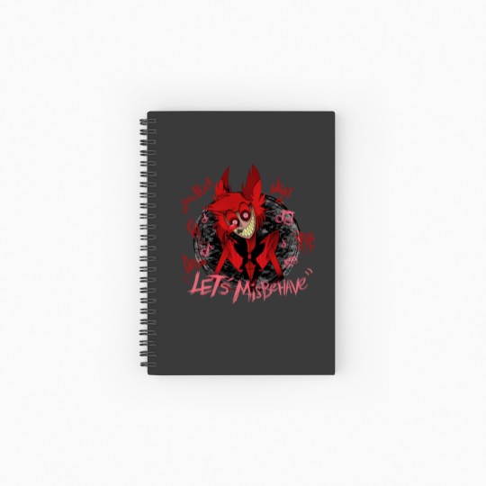 Discover Alastor Spiral Notebook - Let's Misbehave Series