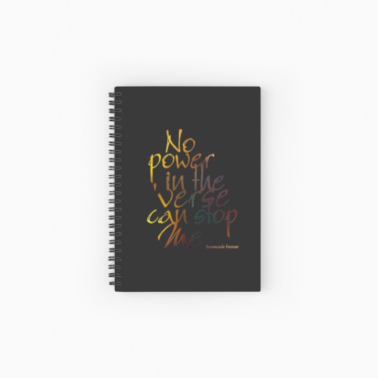 Discover .No Power in the 'Verse can stop Me, Browncoats Forever Spiral Notebooks   Ruled Line