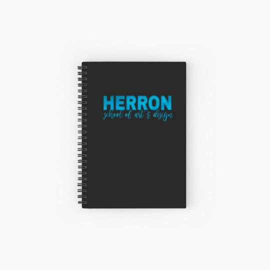 Discover herron school of art and  blue Spiral Notebooks   Ruled Line