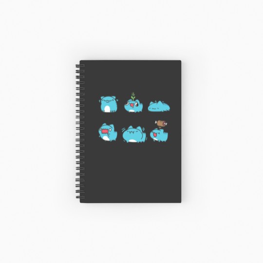 Discover Love Capoo cat, Bugcat capoo Spiral Notebooks   Ruled Line