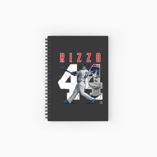 Discover Anthony Rizzo Number & Portrait Spiral Notebooks   Ruled Line - Apparel