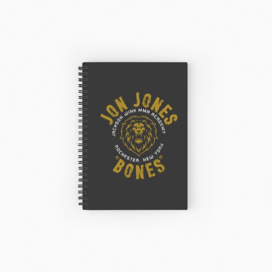 Discover Jon Jones - Jon Bones Jones Spiral Notebooks   Ruled Line