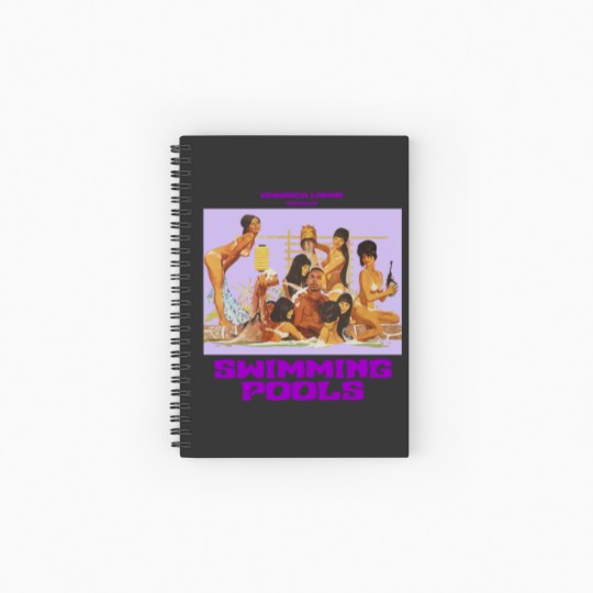 Discover Kendrick Lamar Inspired Swimming Pools Graphic Spiral Notebooks   Ruled Line