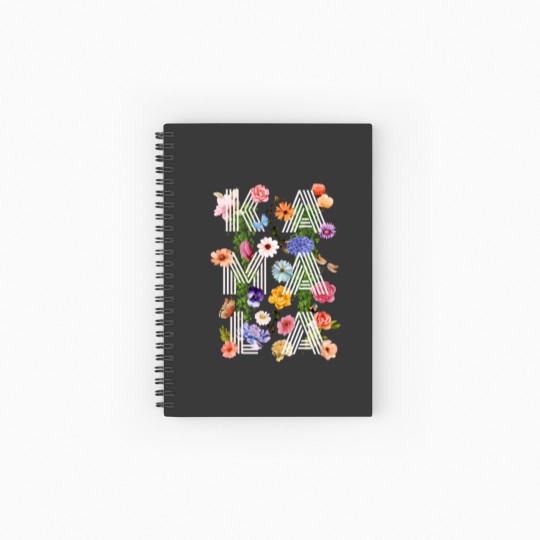 Discover Kamala Harris 2024 Botanical Spiral Notebooks Ruled Line Wildflower Collection