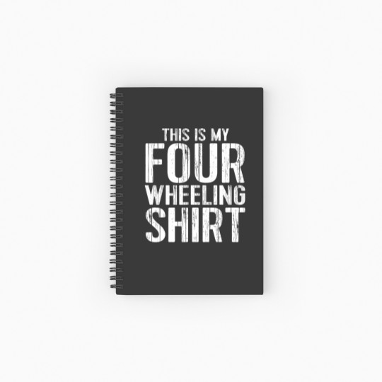 Discover ATV Quad Four Wheeler Spiral Notebooks   Ruled Line Mudding Gift Four Wh Spiral Notebooks   Ruled Line
