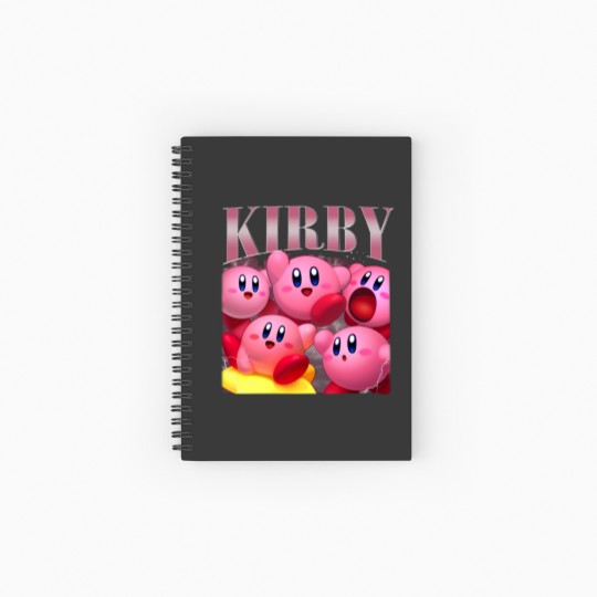 Discover Vintage Kirby Spiral Notebook - Cute and Fun Design