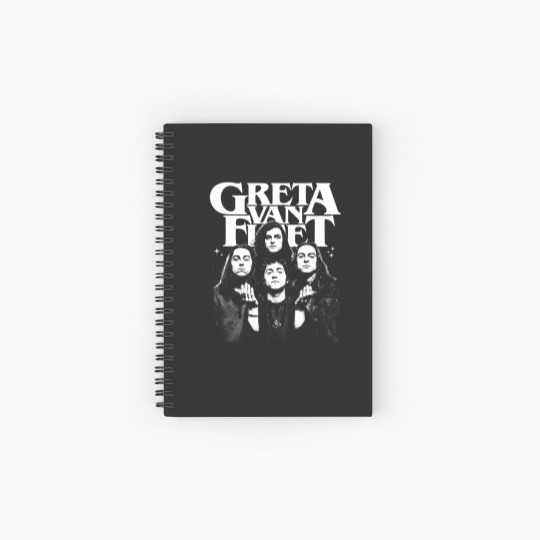 Discover Greta Van Fleet Tour 2024 Spiral Notebooks   Ruled Line, Classic 90s Greta Van Fleet Spiral Notebooks   Ruled Line
