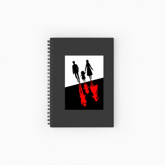 Discover Minimalist Anime Art Spy Family Spiral Notebooks   Ruled Line