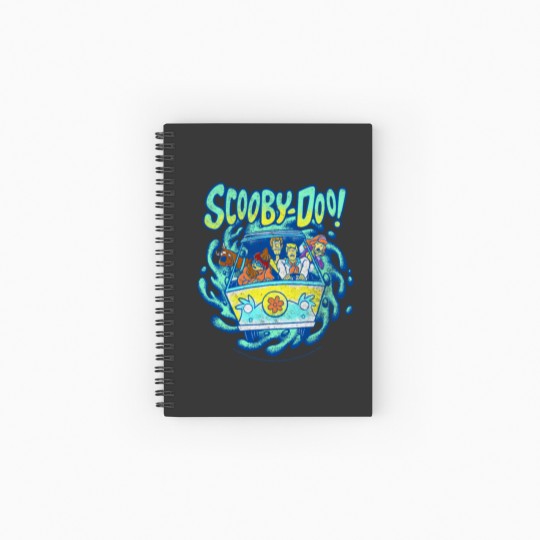 Discover Scooby-Doo Mystery Machine Portal Group Shot Pullover Spiral Notebooks   Ruled Line