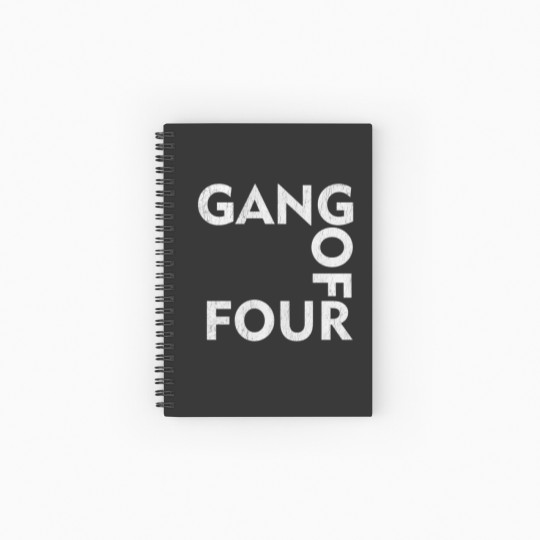 Discover Gang Of Four Spiral Notebooks   Ruled Line